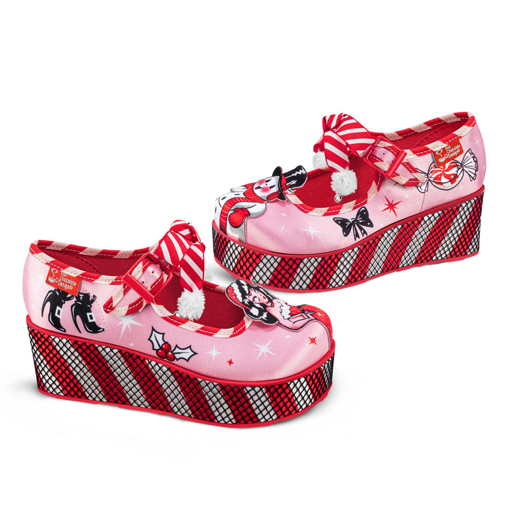 Chocolaticas® Betty Claus Women's Mary Jane Platform - Concordia Style Boutique