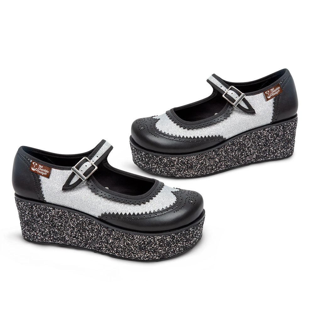 Chocolaticas® Havana Glitter Women's Mary Jane Platform - Concordia Style Boutique