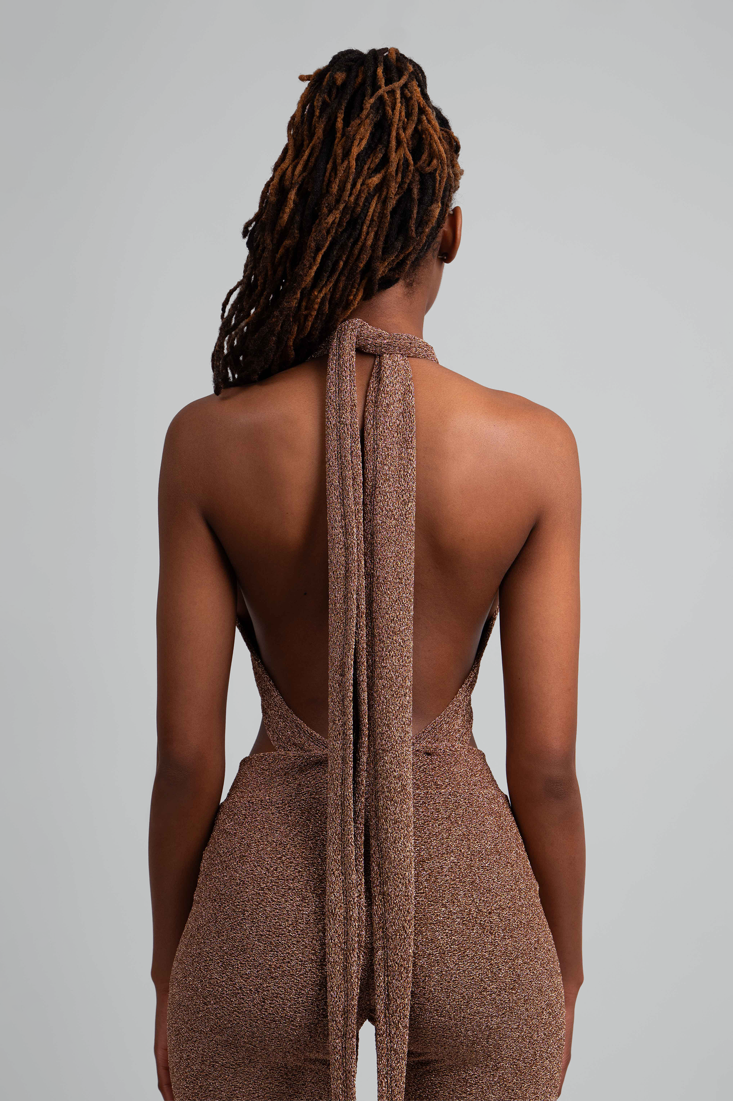 Gwyneth Copper Romper