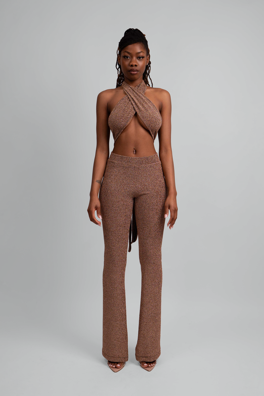 Gwyneth Copper Romper