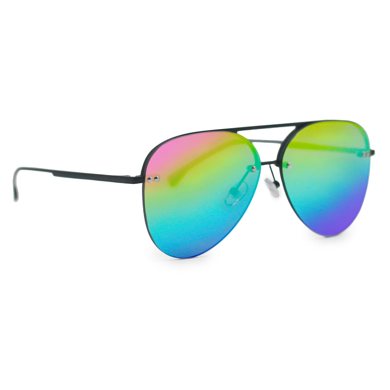 Smaller Megan 2 - Pride Aviator Sunglasses - Concordia Style Boutique