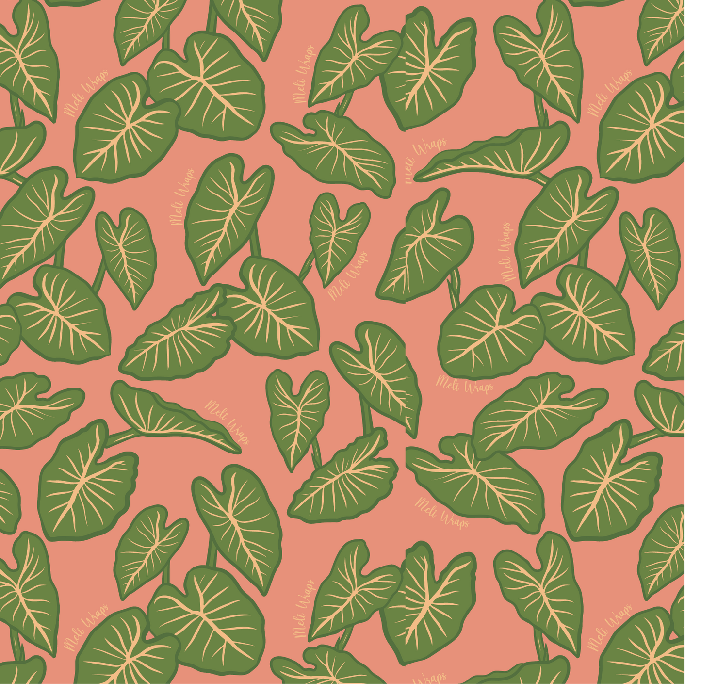 Beeswax Wrap Bulk Roll - Kalo Print - Concordia Style Boutique