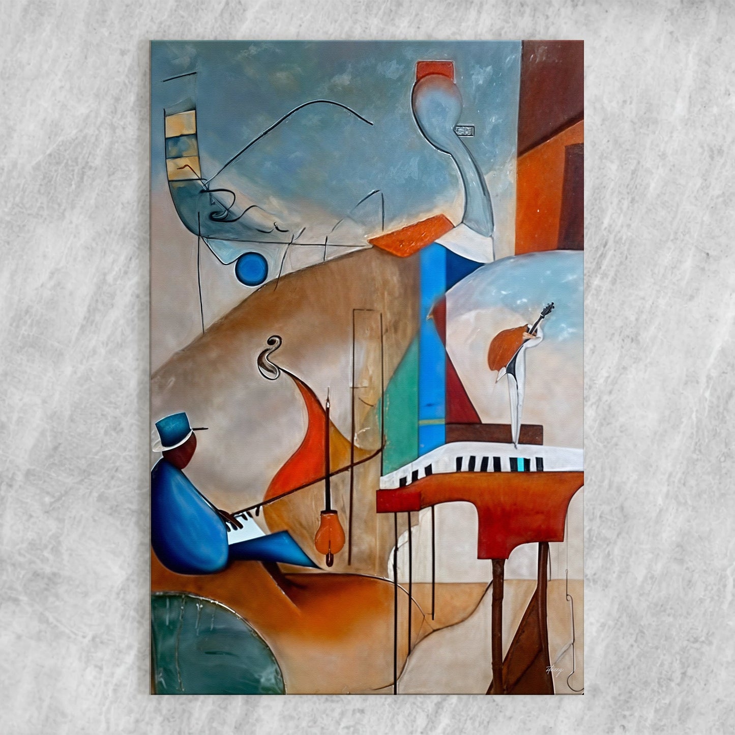 Canvas Print: "Melodic Abstraction"