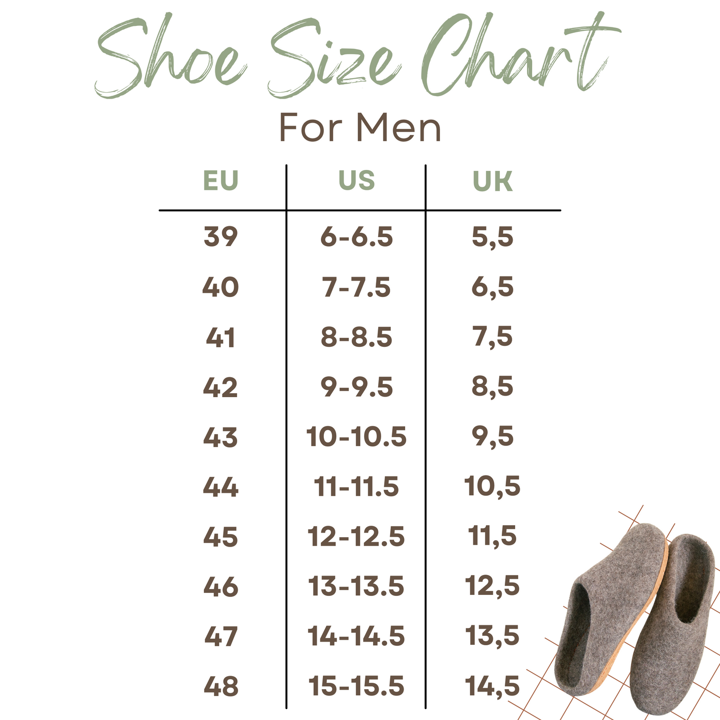 Mens Organic Merino Wool Slippers - Concordia Style Boutique