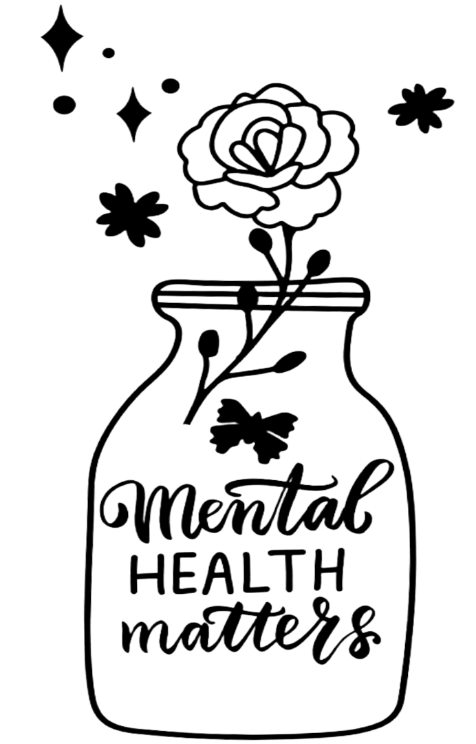 "Mental Health Matters" Laser Engraved Silicone Sleeve - Premium Mason Jar from Mason Jar Lifestyle - Just $11.99! Shop now at Concordia Style Boutique