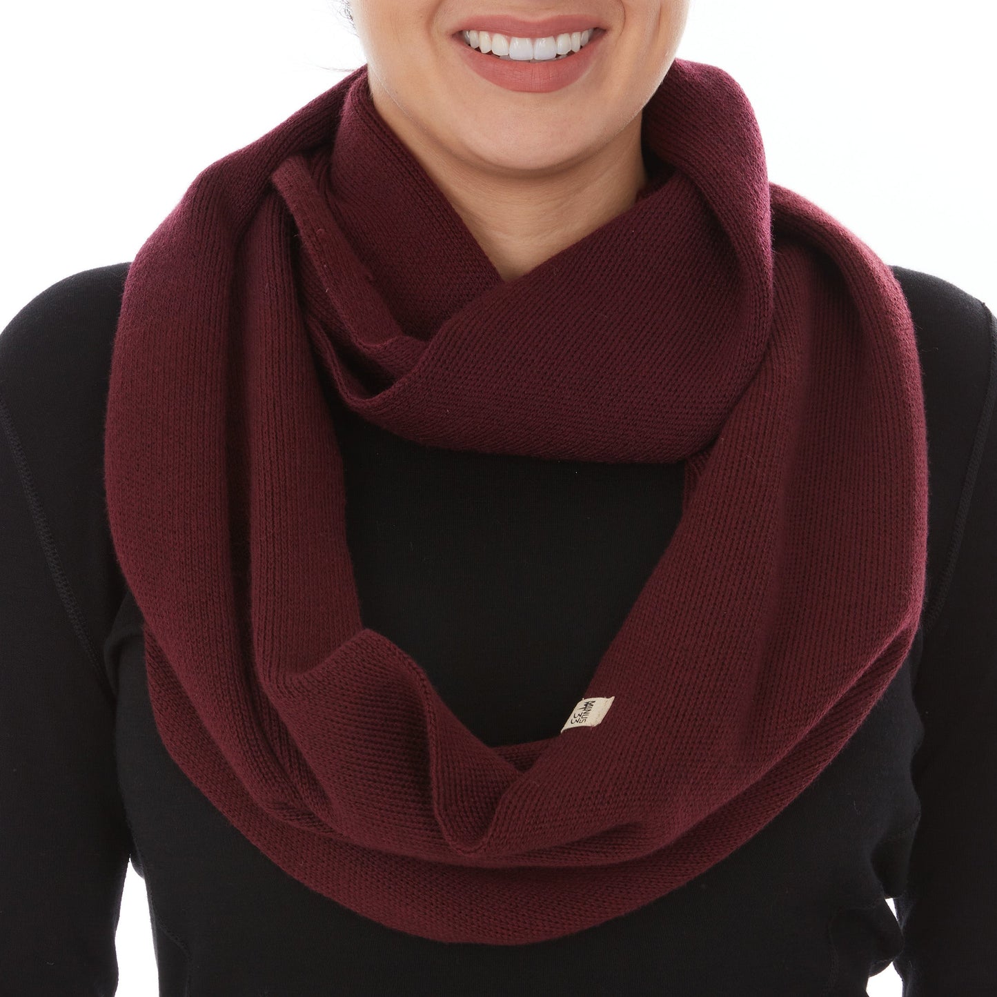 Midweight - Everyday Knit Infinity Loop Scarf 100% Merino Wool - Concordia Style Boutique