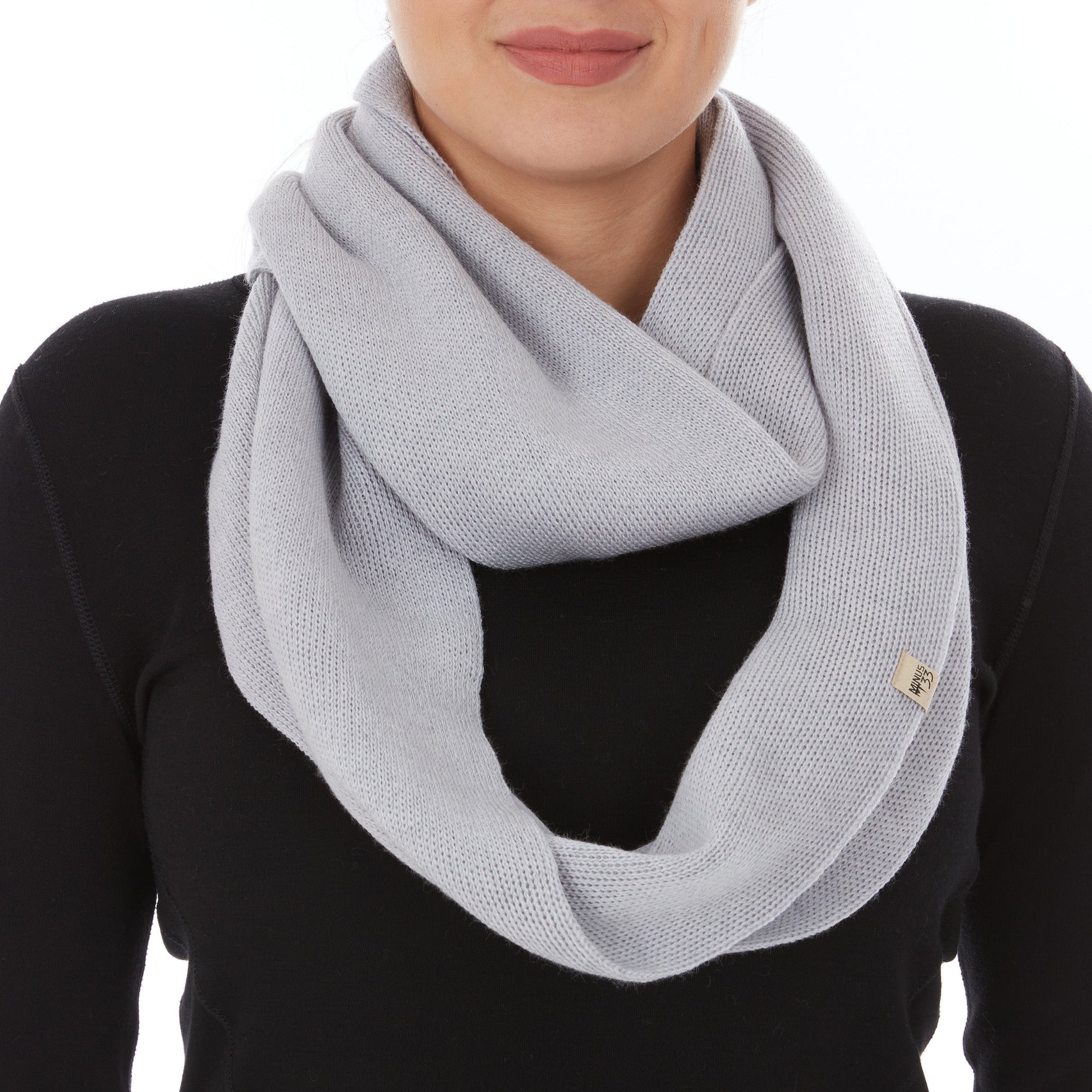 Midweight - Everyday Knit Infinity Loop Scarf 100% Merino Wool - Concordia Style Boutique