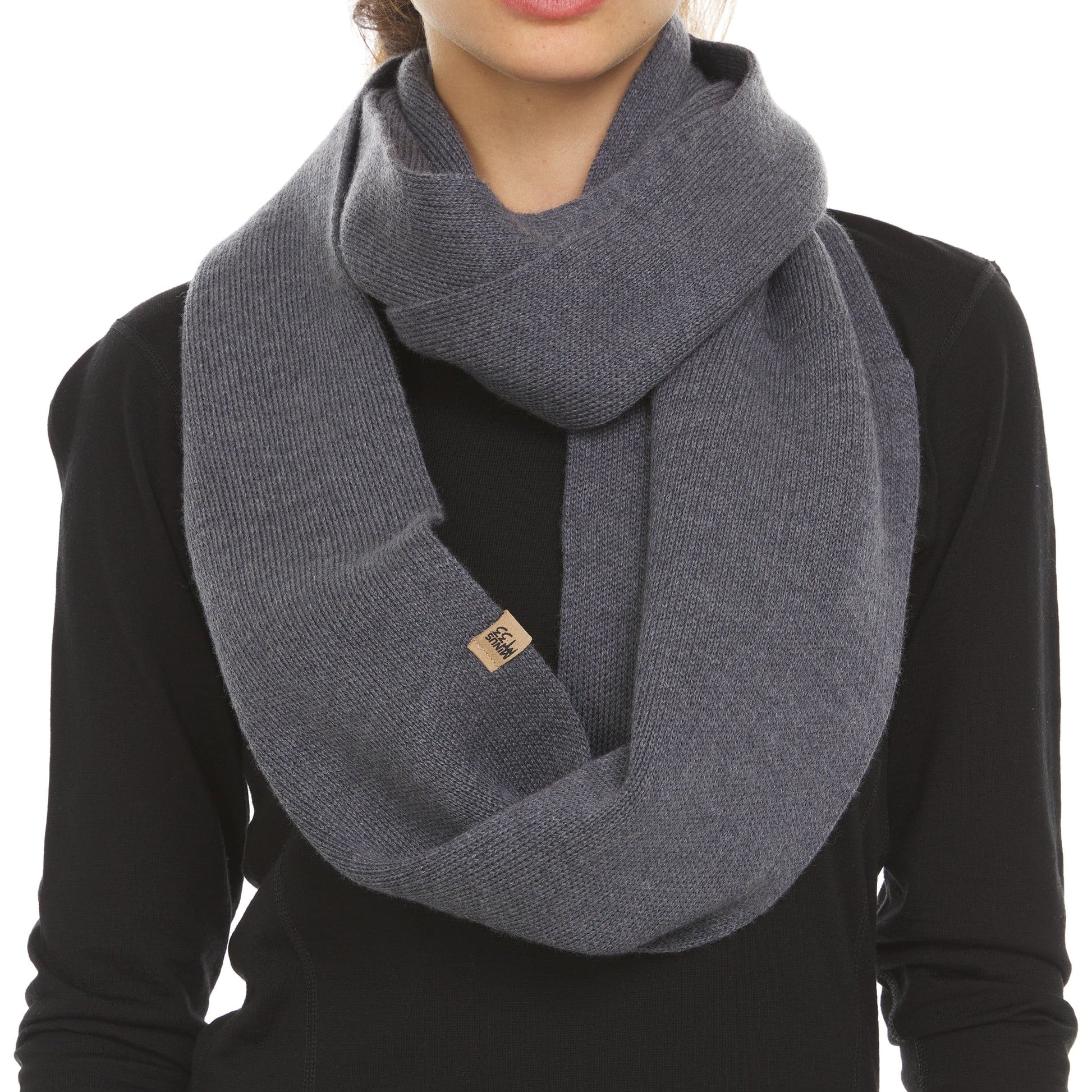 Midweight - Everyday Knit Infinity Loop Scarf 100% Merino Wool - Concordia Style Boutique