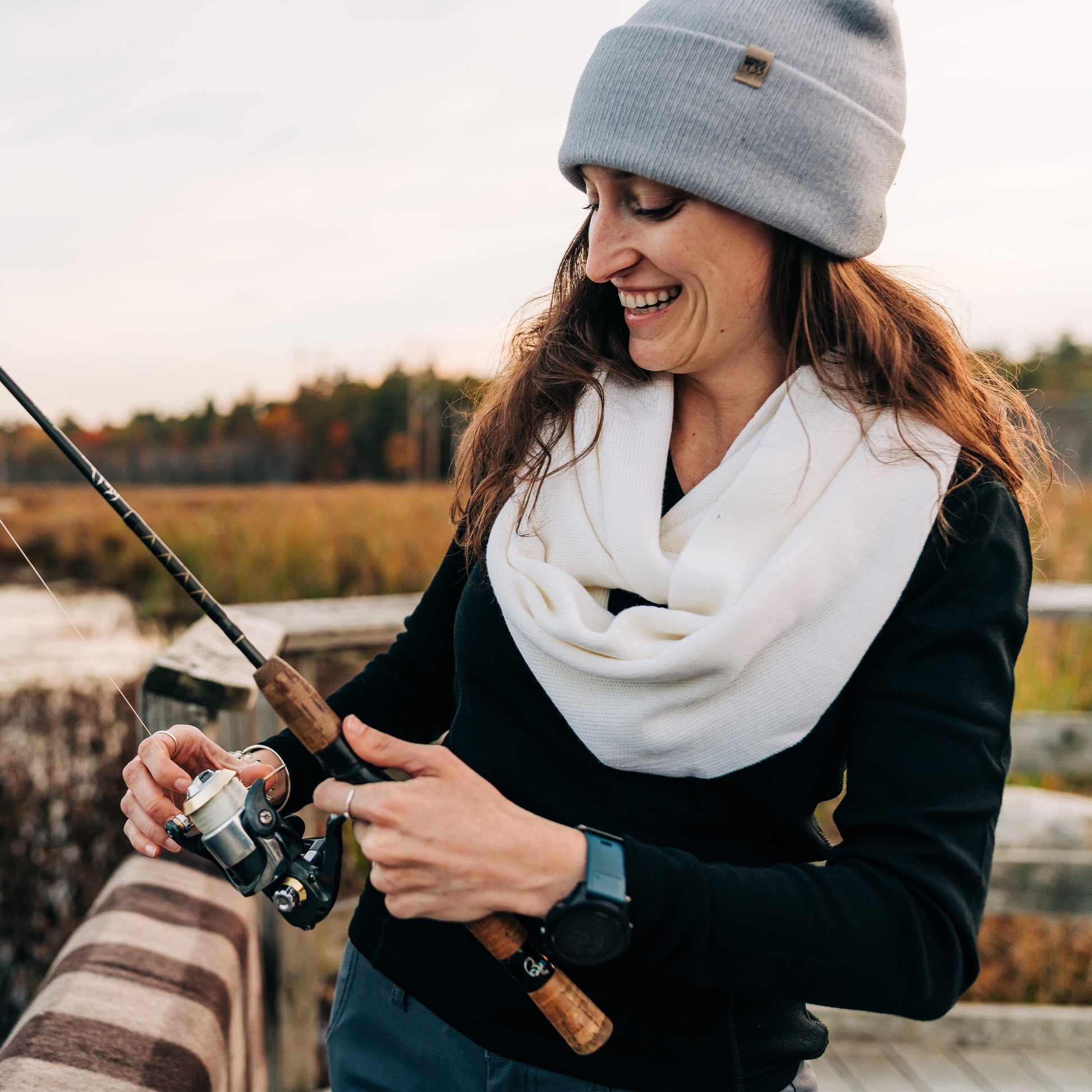 Midweight - Everyday Knit Infinity Loop Scarf 100% Merino Wool - Concordia Style Boutique
