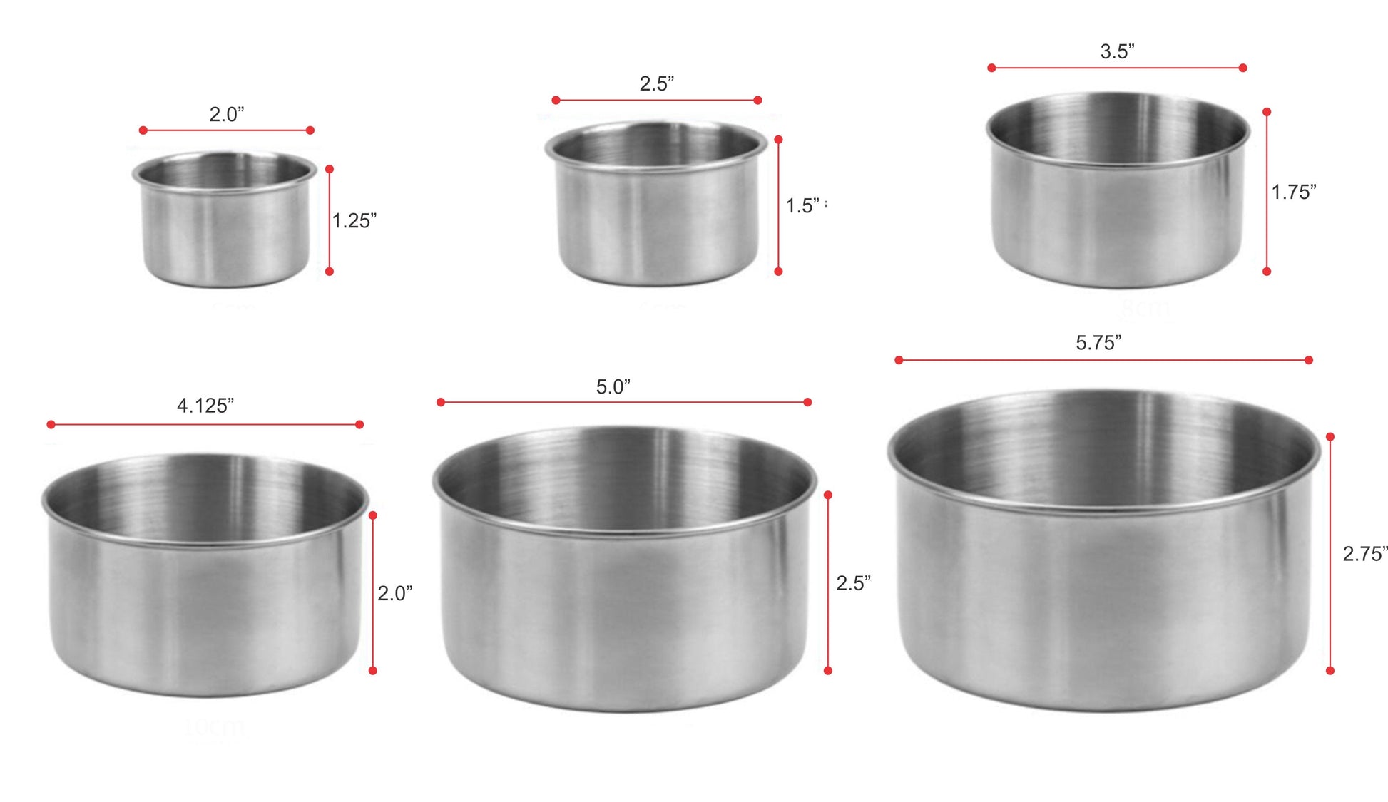 Stainless Steel Lunch Box, 6 Pc Set, Leak Proof, 78 Oz - Concordia Style Boutique