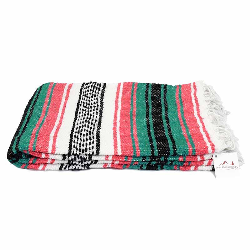 Coral & Sea Green Falsa Yoga Blanket - Concordia Style Boutique