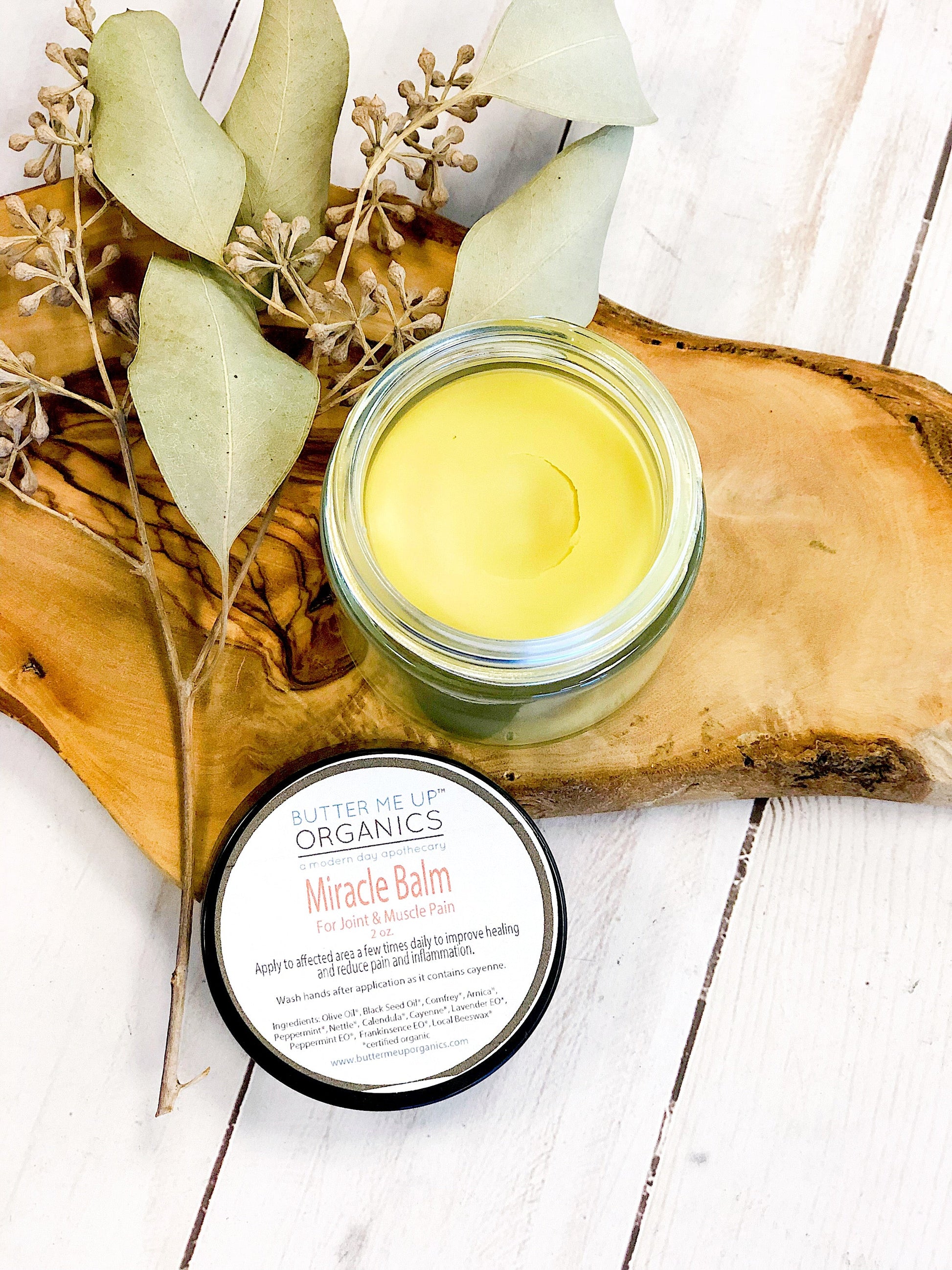 Miracle Balm / Organic Herbal Pain Balm / Muscle Pain / Deep Joint Pain / Pain Relief Balm / Pain Reliever / Sore Muscles / Sore Joints - Concordia Style Boutique
