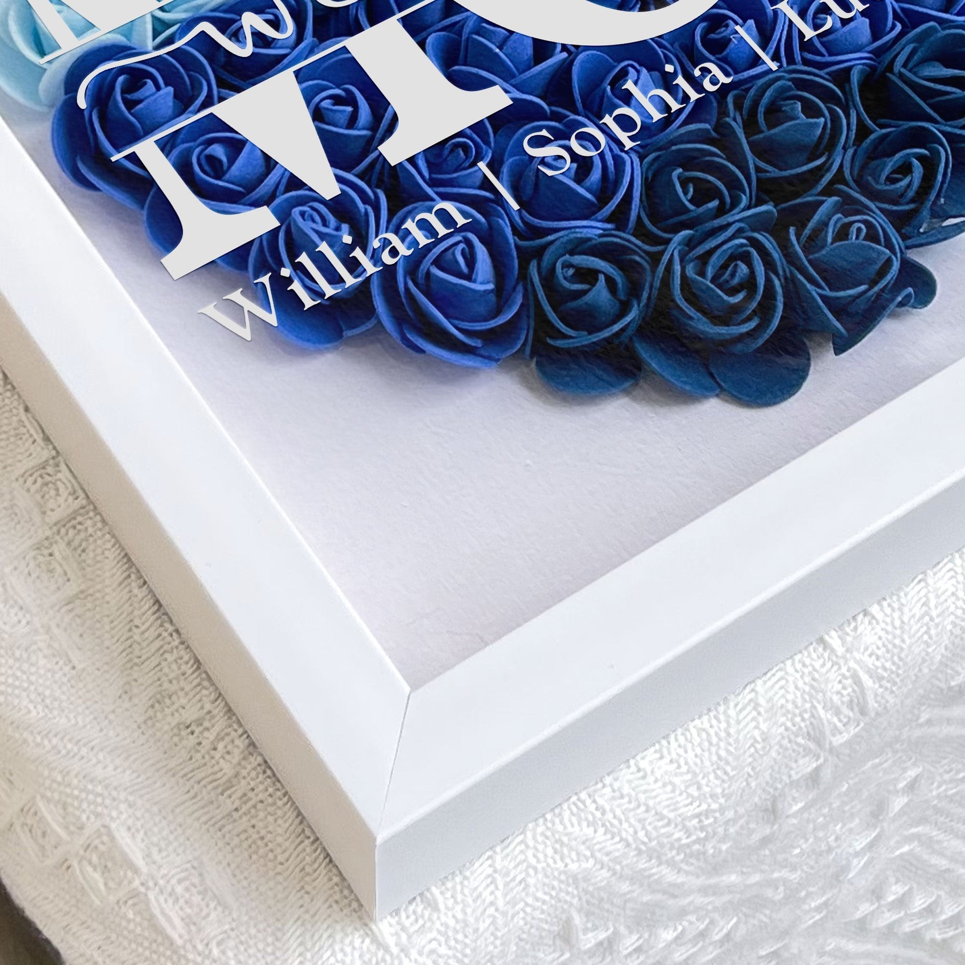 Personalized Flower Shadow Box - "Mom Gift We Love You " - Personalized Gift - Premium Flower Shadow Box from Concordia Style Boutique - Just $37.38! Shop now at Concordia Style Boutique