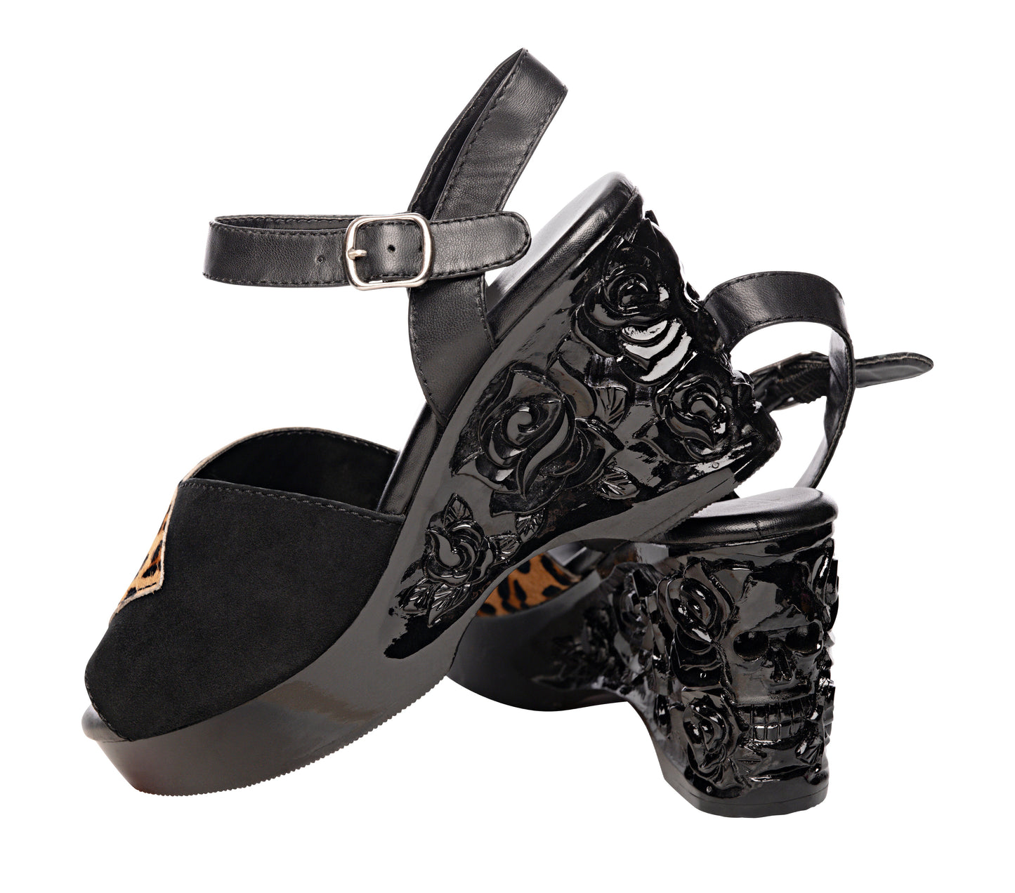 The Momento Mori - Black and Leopard on Black - Concordia Style Boutique