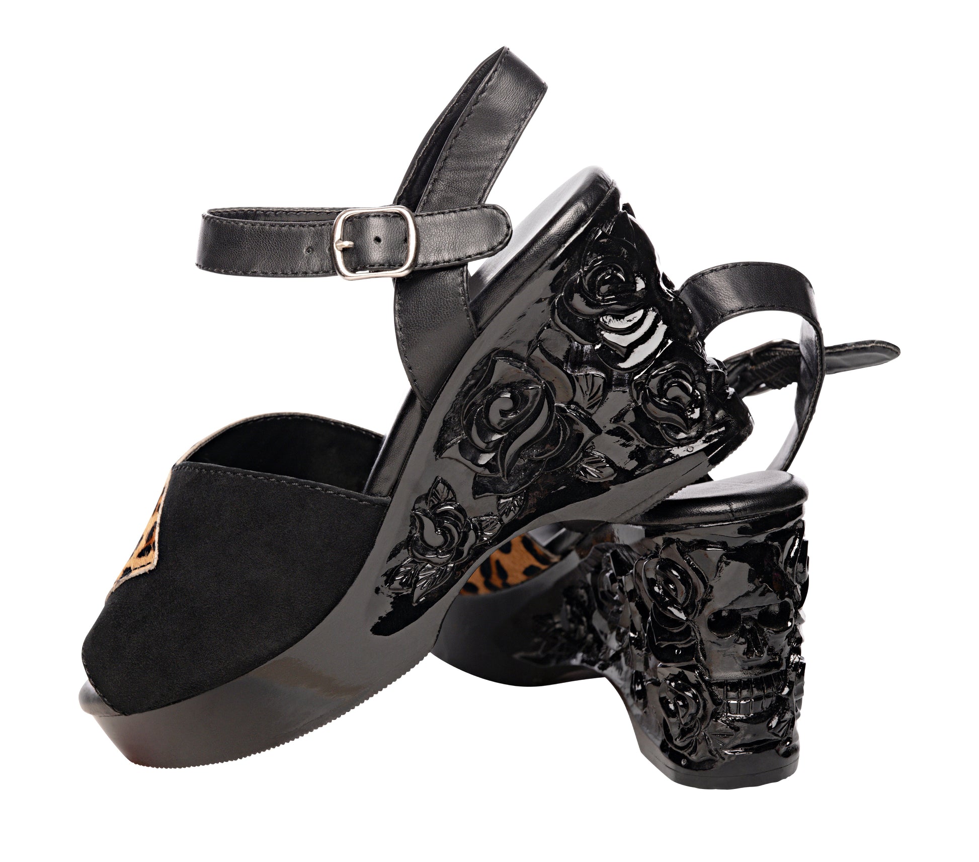 The Momento Mori - Black and Leopard on Black - Concordia Style Boutique