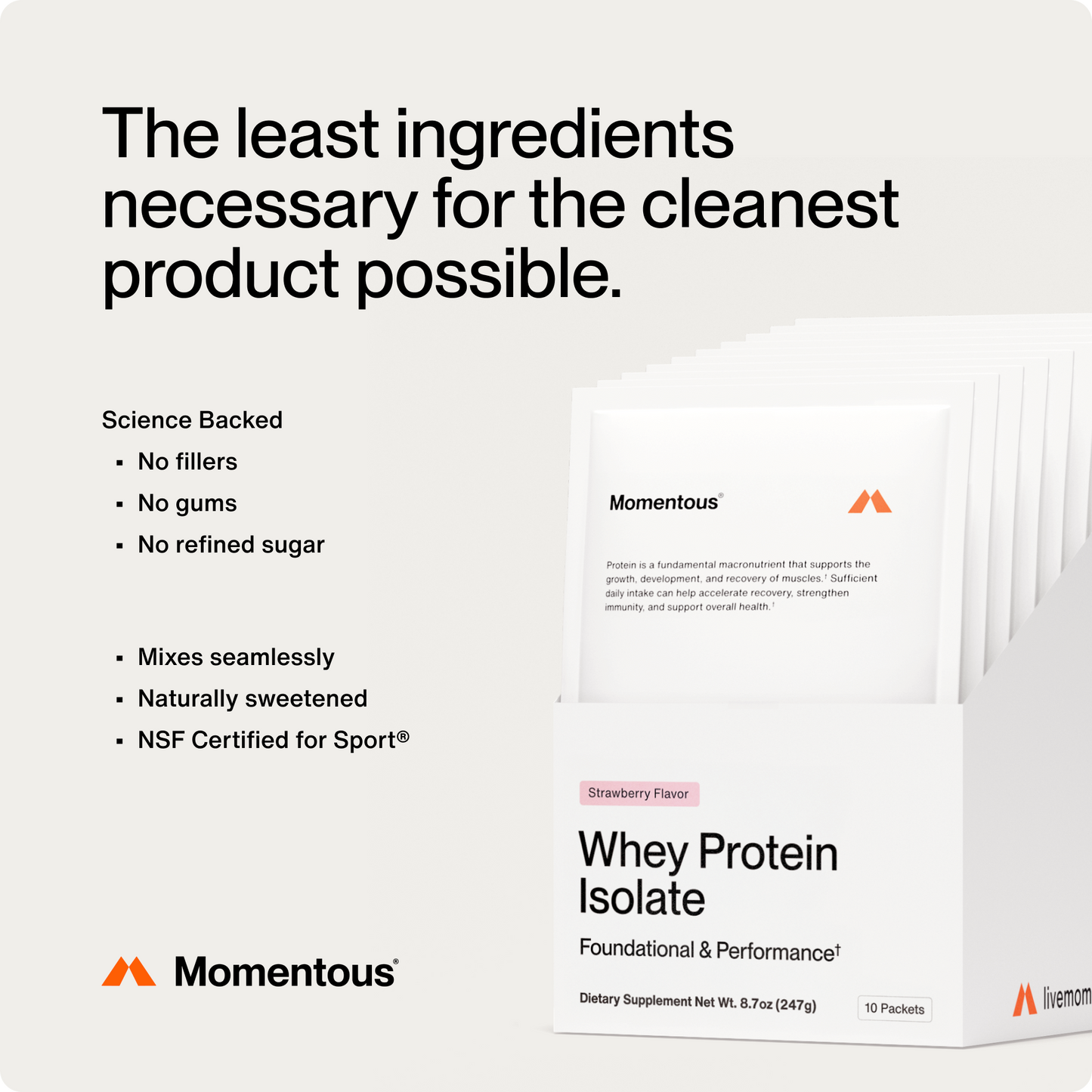 Whey Protein Isolate 10-Travel Packs