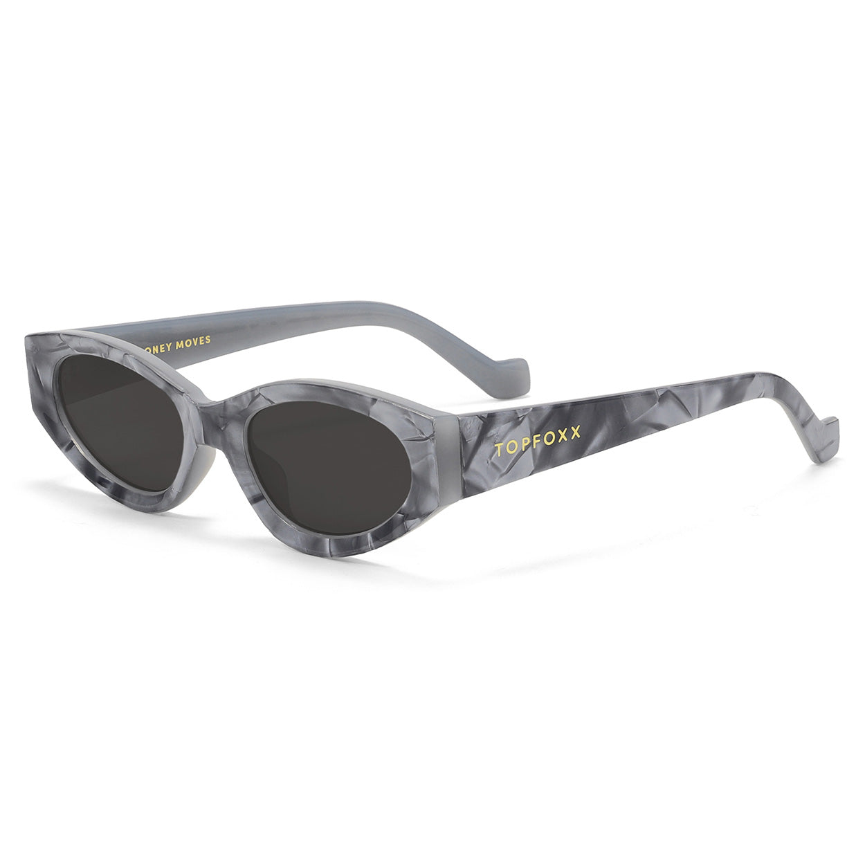 Kat x Money Moves - Grey Cateye Sunglasses - Concordia Style Boutique