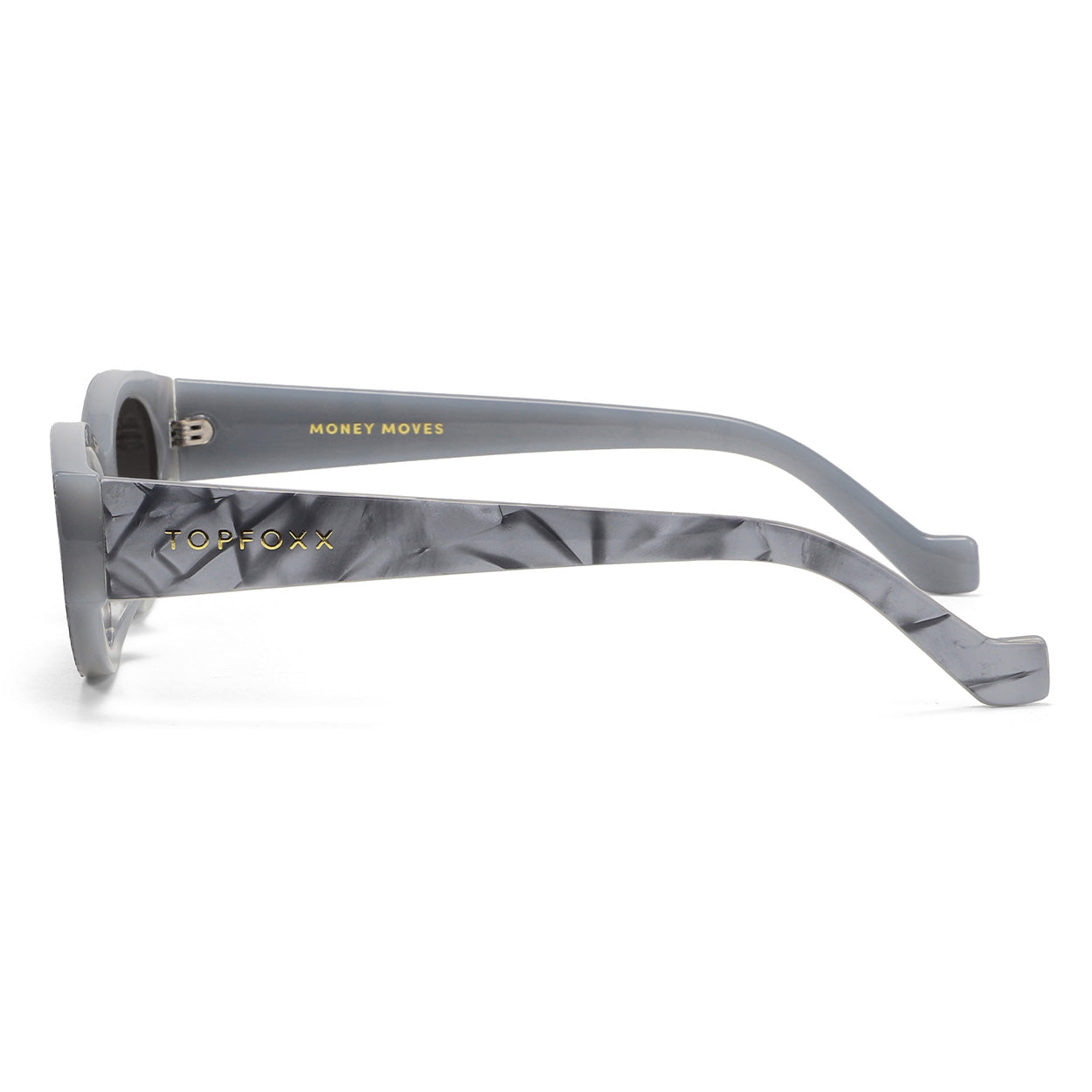 Kat x Money Moves - Grey Cateye Sunglasses - Concordia Style Boutique