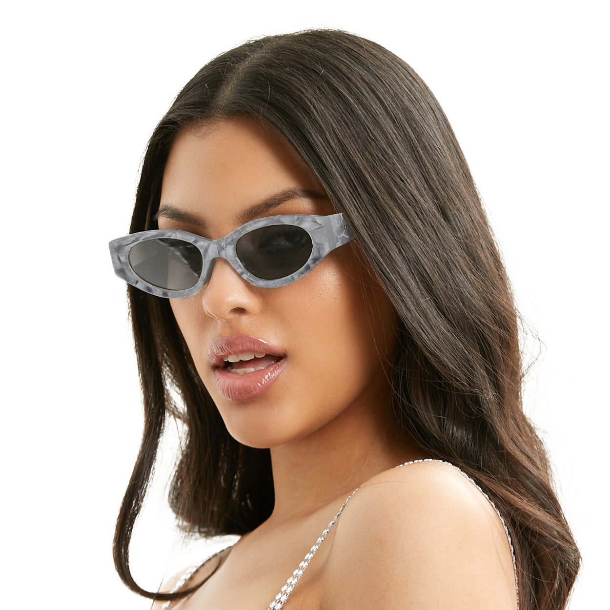 Kat x Money Moves - Grey Cateye Sunglasses - Concordia Style Boutique