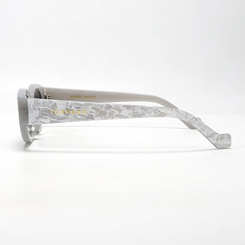 Kat x Money Moves - Silver Cateye Sunglasses - Concordia Style Boutique