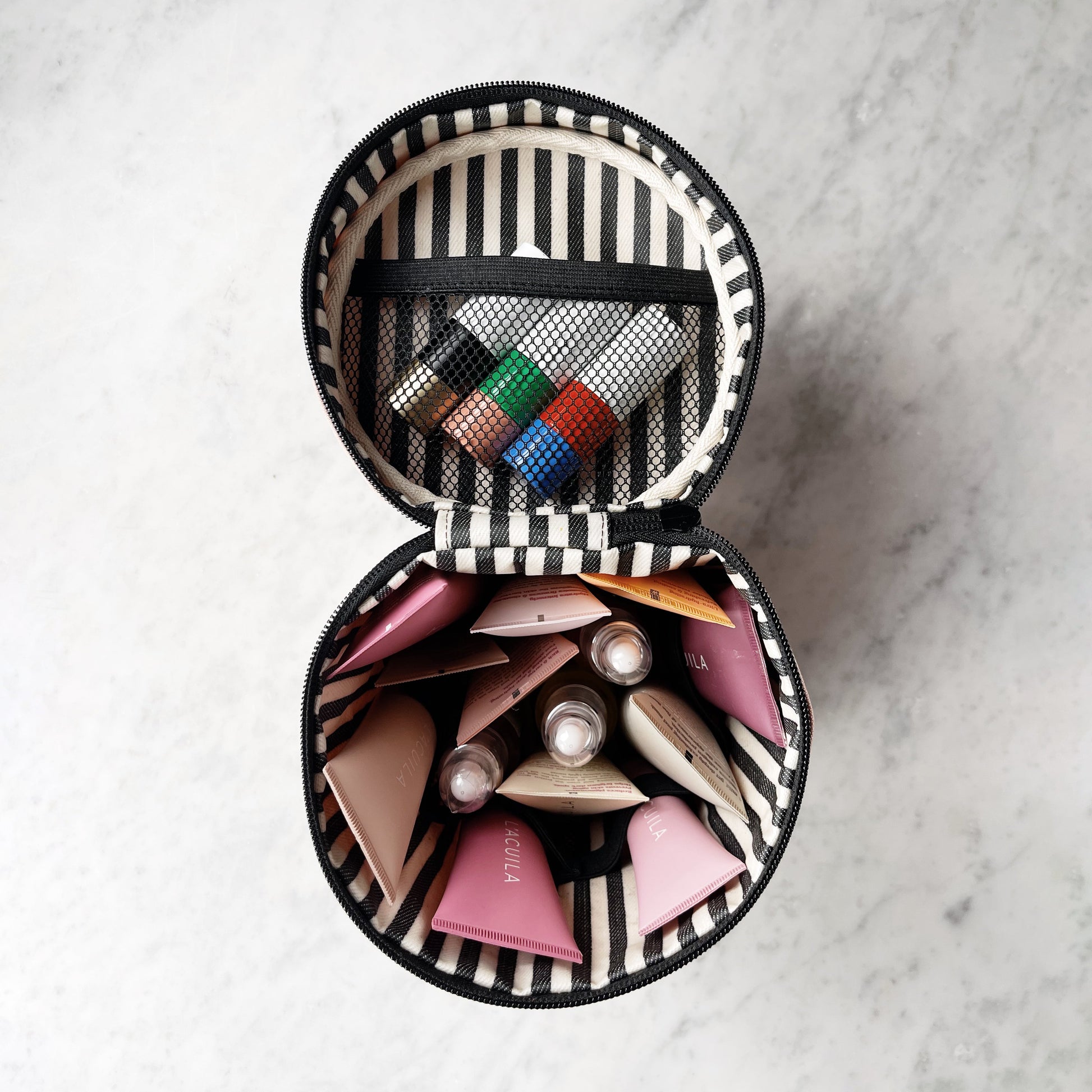Round My Skin Care Case, Cream - Concordia Style Boutique
