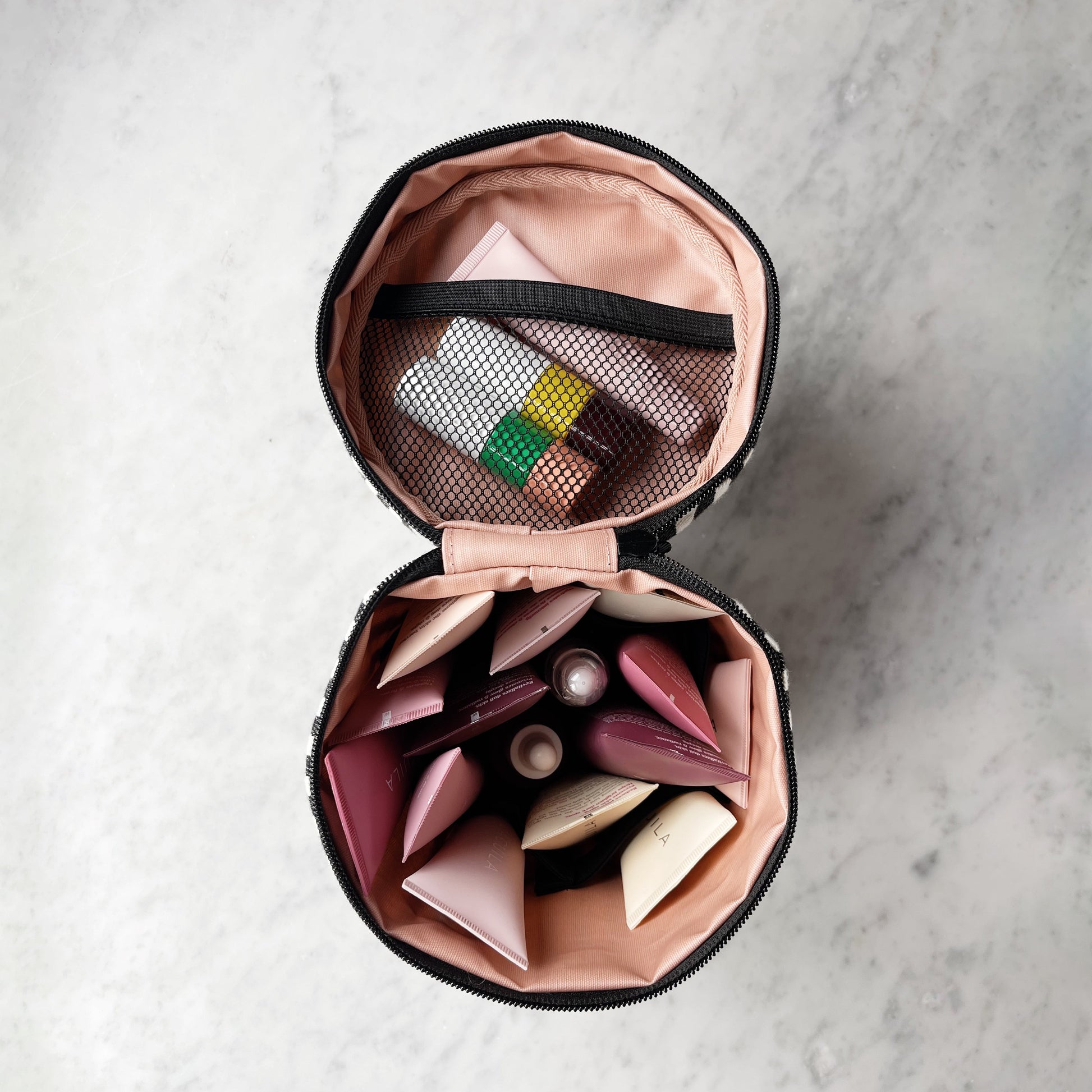 Round My Skin Care Case, Striped - Concordia Style Boutique