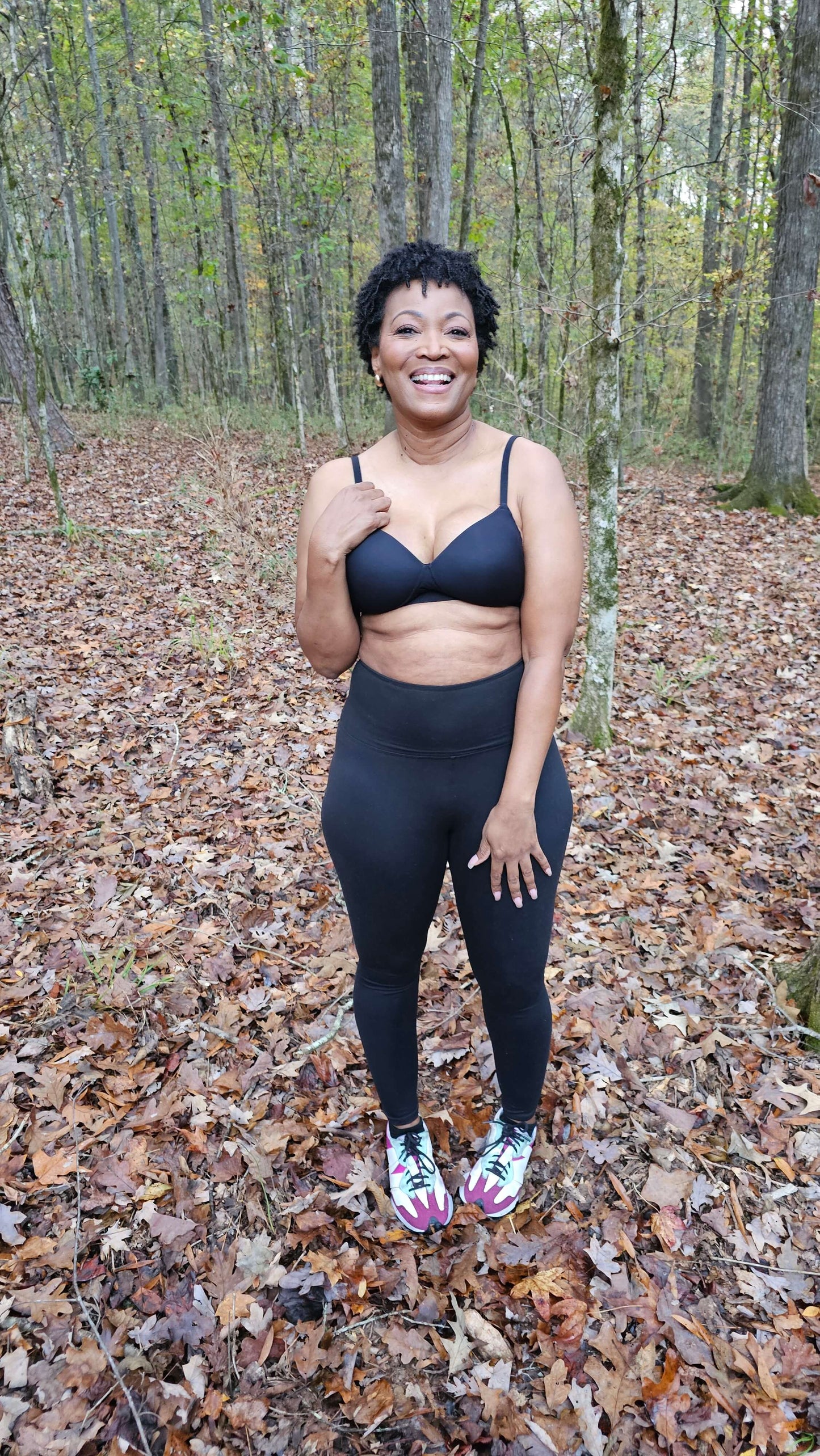 Moonrise T-Shirt Bra For Mastectomy Lumpectomy Black