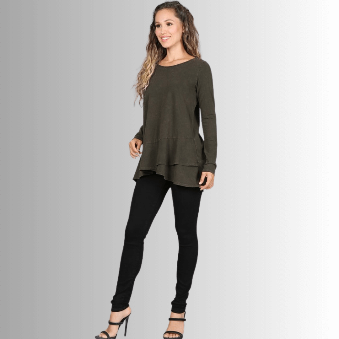 Any Season Any Reason Cotton Tunic Made in USA - Concordia Style Boutique