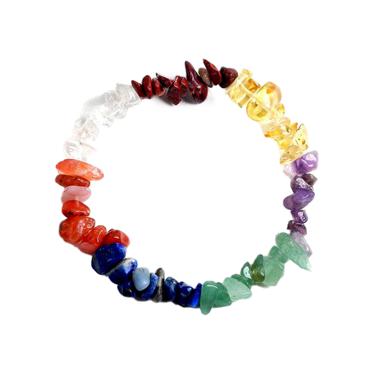 NATURAL CRYSTAL CHIP BRACELET (ADJUSTABLE) - Concordia Style Boutique