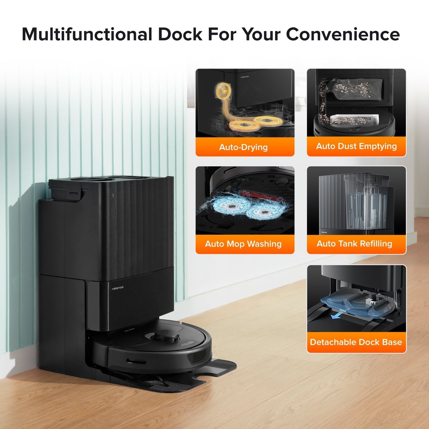 Roborock Qrevo Robot Vacuum with Multifunctional Dock