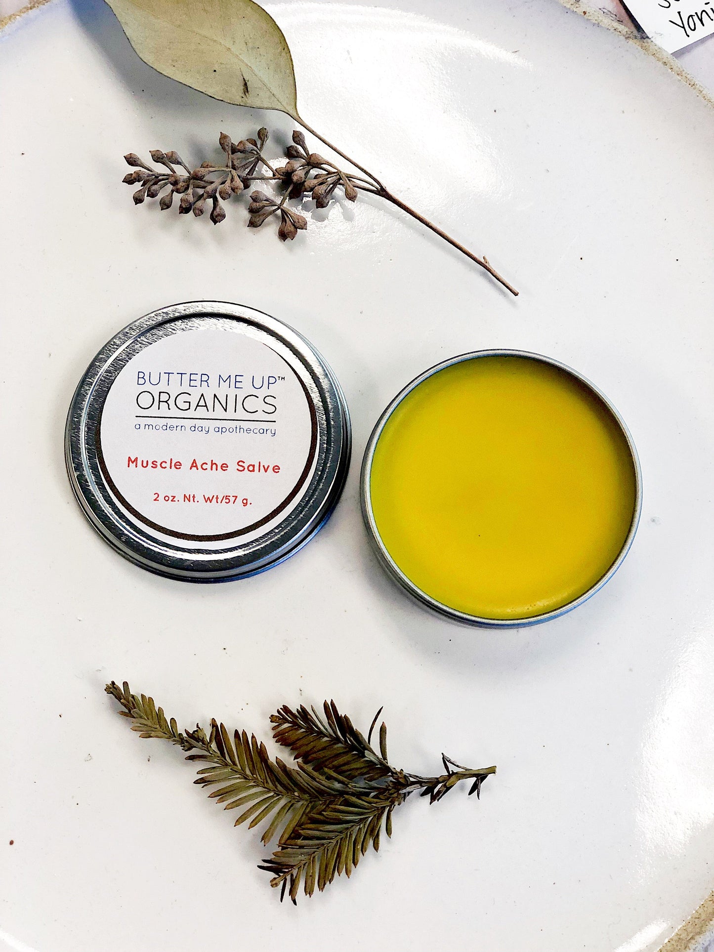Organic Muscle Ache Salve w/ Cayenne / ZERO WASTE / Plastic Free - Concordia Style Boutique