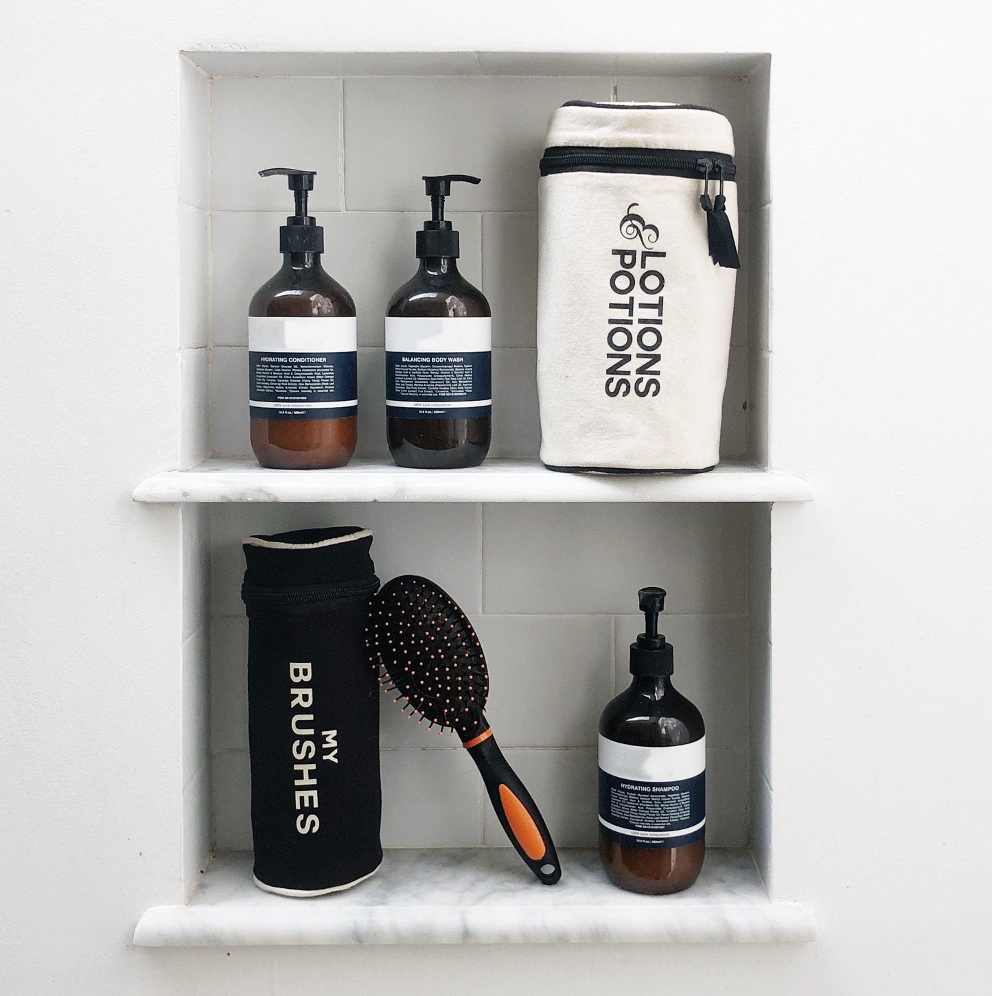 Lotions & Potions, Liquid Travel Case, Cream - Concordia Style Boutique