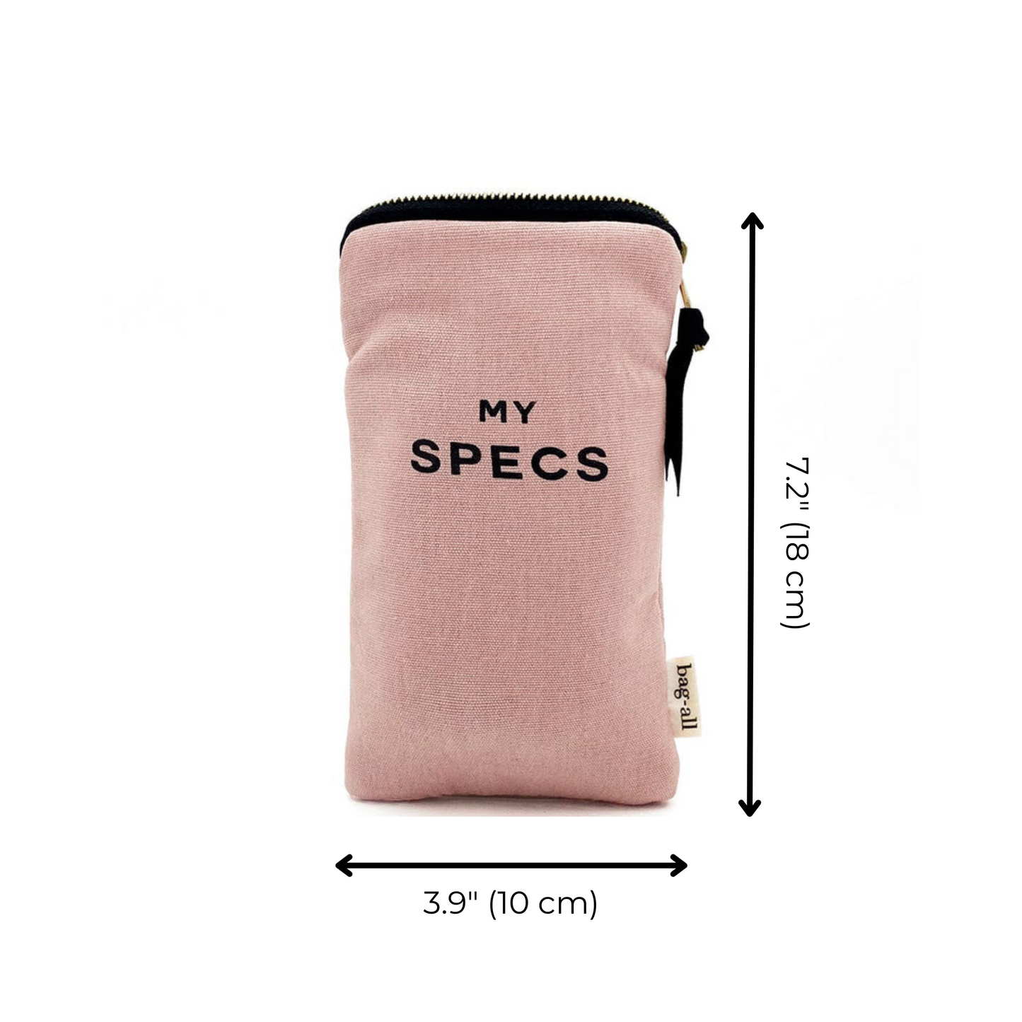 My Specs Glasses Case with Outside Pocket, Pink/Blush - Concordia Style Boutique