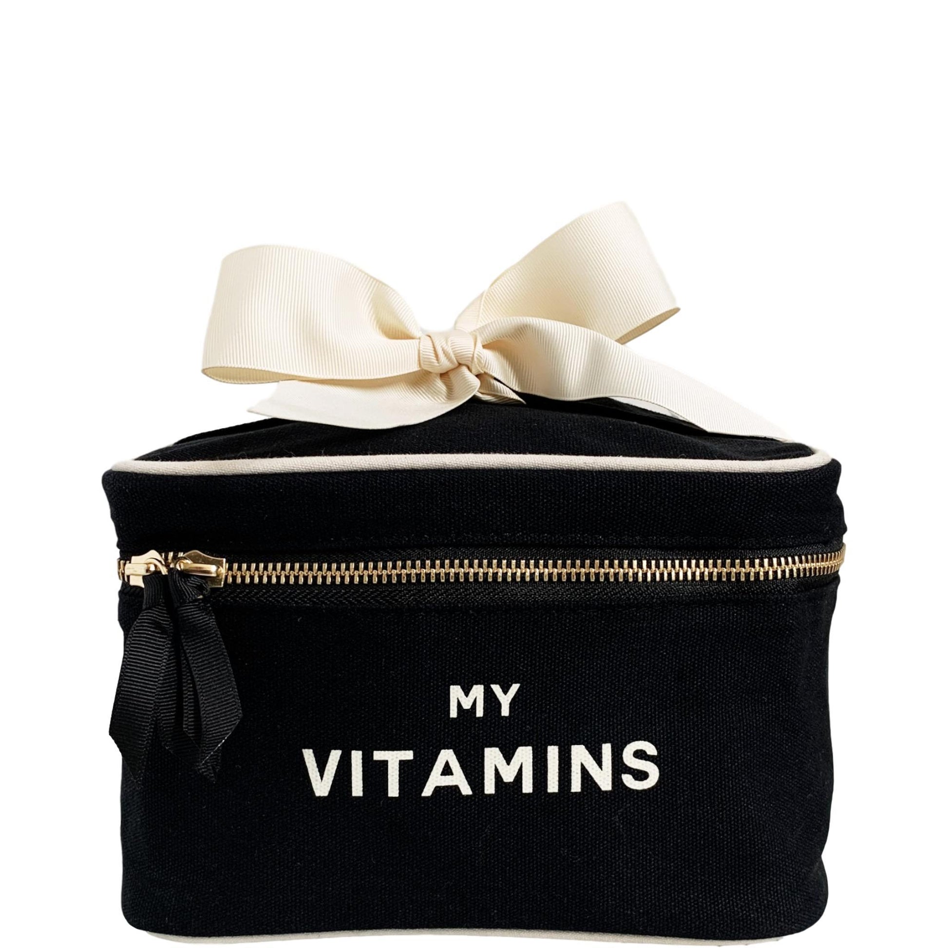 Vitamins Storage and Travel Box, Black - Concordia Style Boutique