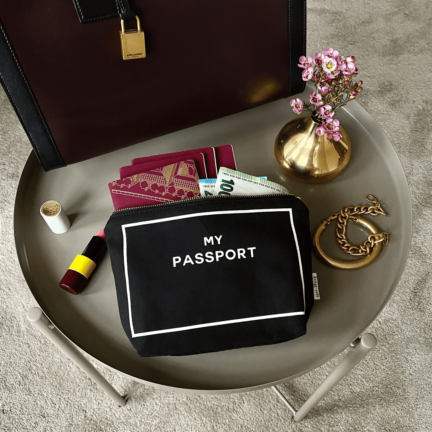 Passport Pouch, Black - Concordia Style Boutique