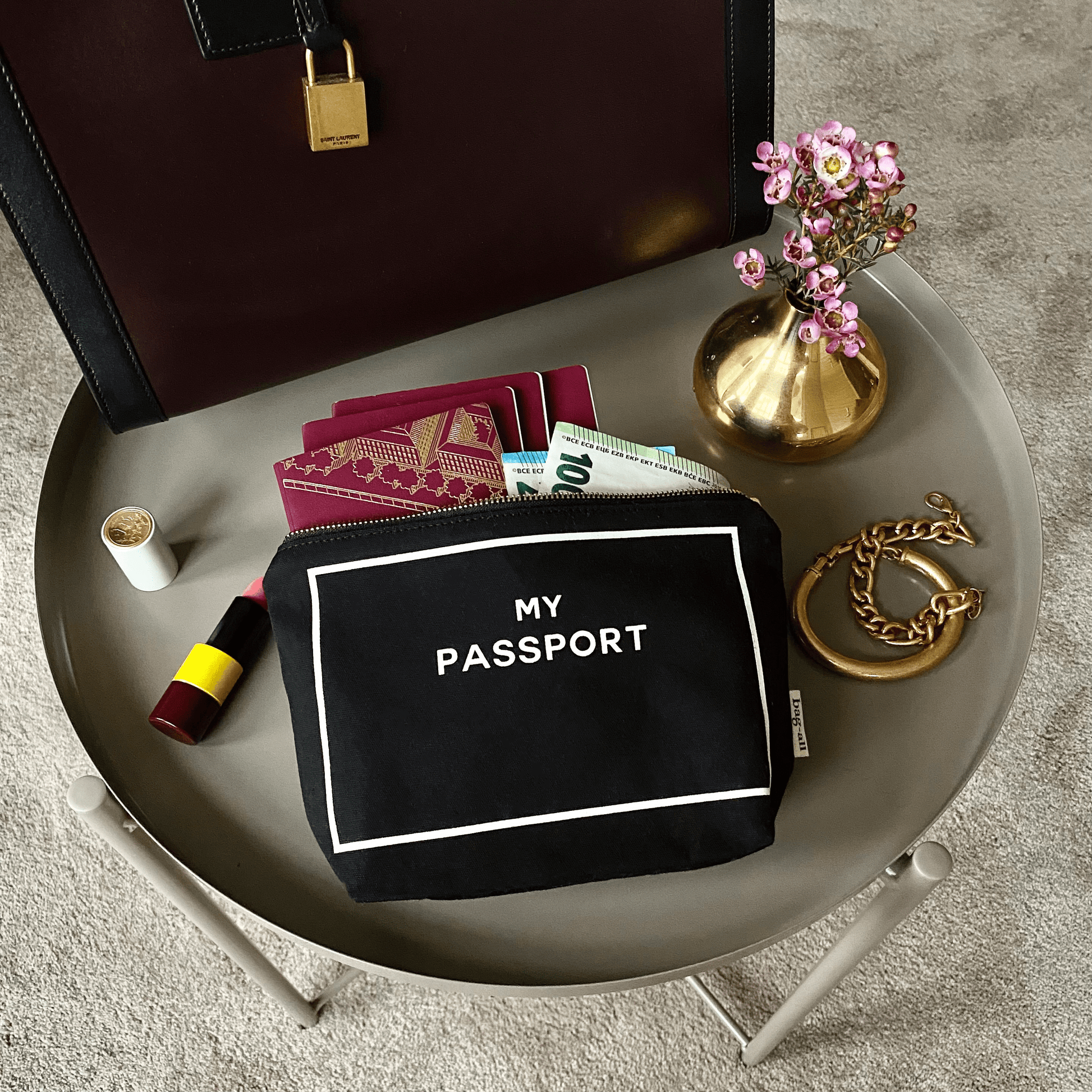 Passport Pouch, Black - Concordia Style Boutique