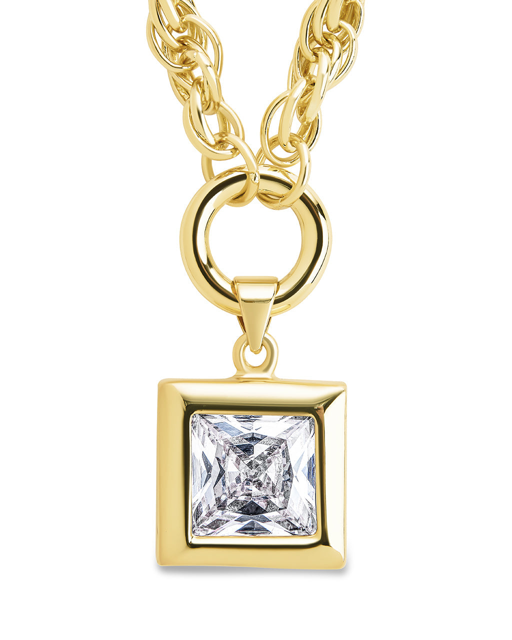 Bess CZ Statement Chain Necklace - Concordia Style Boutique