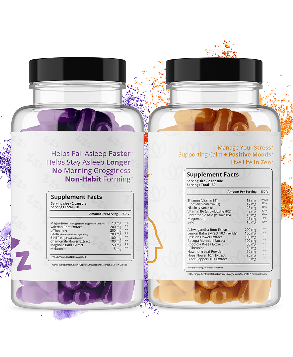 "Stress-Free Slumber" Stack - Premium Supplement from F'ing Focus Brain Boosting Supplement - Just $55! Shop now at Concordia Style Boutique