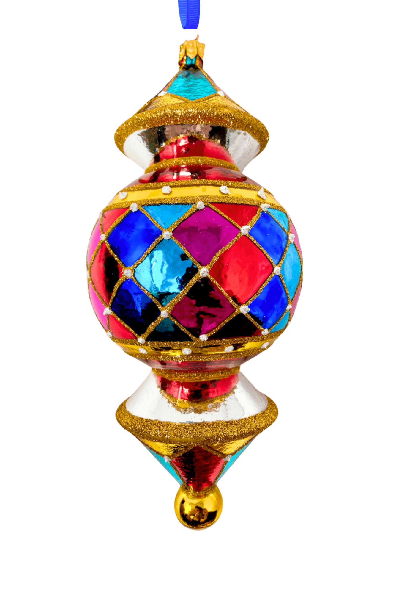 Nashville Reflector Glass Ornament