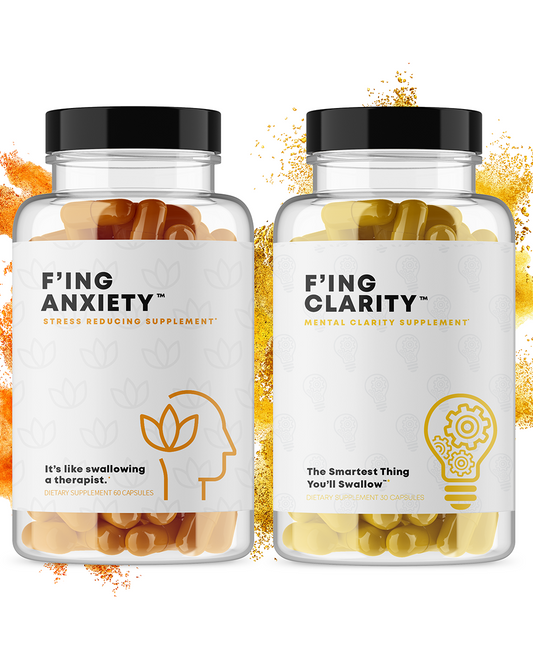 "Calm + Clear" Stack - Premium Supplement from F'ing Focus Brain Boosting Supplement - Just $55! Shop now at Concordia Style Boutique