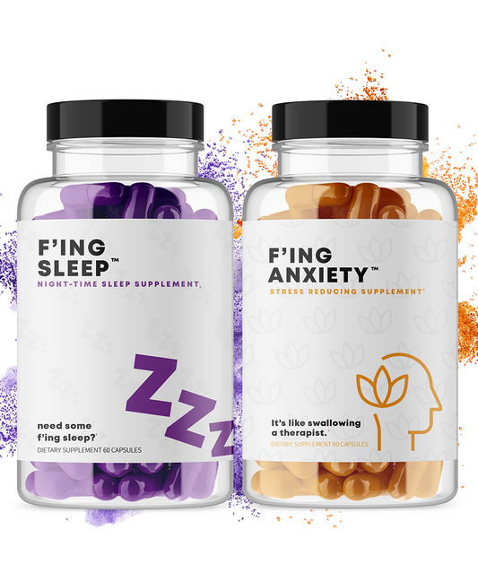 "Stress-Free Slumber" Stack - Premium Supplement from F'ing Focus Brain Boosting Supplement - Just $55! Shop now at Concordia Style Boutique