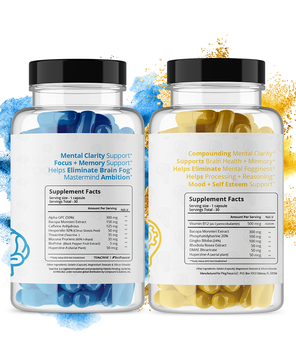 "Laser Focus Legend" Stack - Premium Supplement from F'ing Focus Brain Boosting Supplement - Just $55! Shop now at Concordia Style Boutique