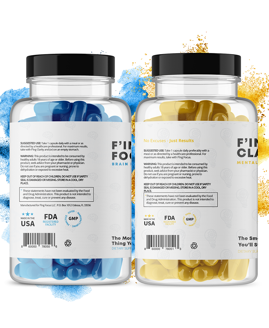 "Laser Focus Legend" Stack - Premium Supplement from F'ing Focus Brain Boosting Supplement - Just $55! Shop now at Concordia Style Boutique