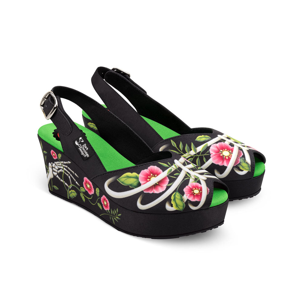 Chocolaticas® Necroflora Women's Sandal - Concordia Style Boutique
