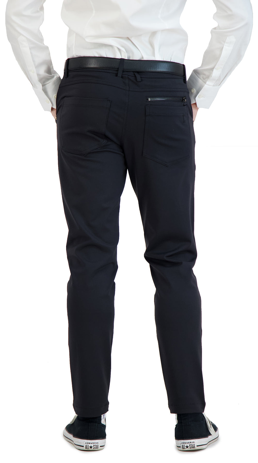 NEW & UPDATED Super - Stretch Men's Chinos -Casual - Black - Performance Collection