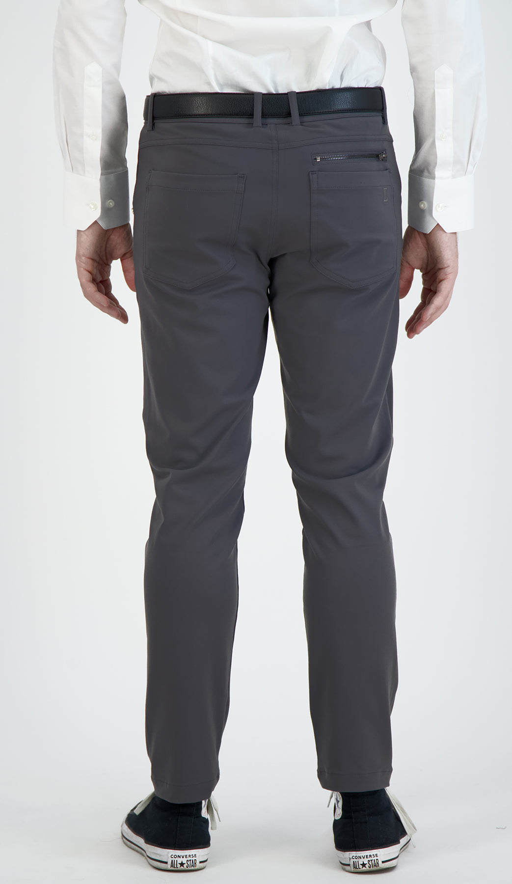 NEW & UPDATED Super - Stretch Men's Chinos -Casual - Dark Charcoal - Performance Collection