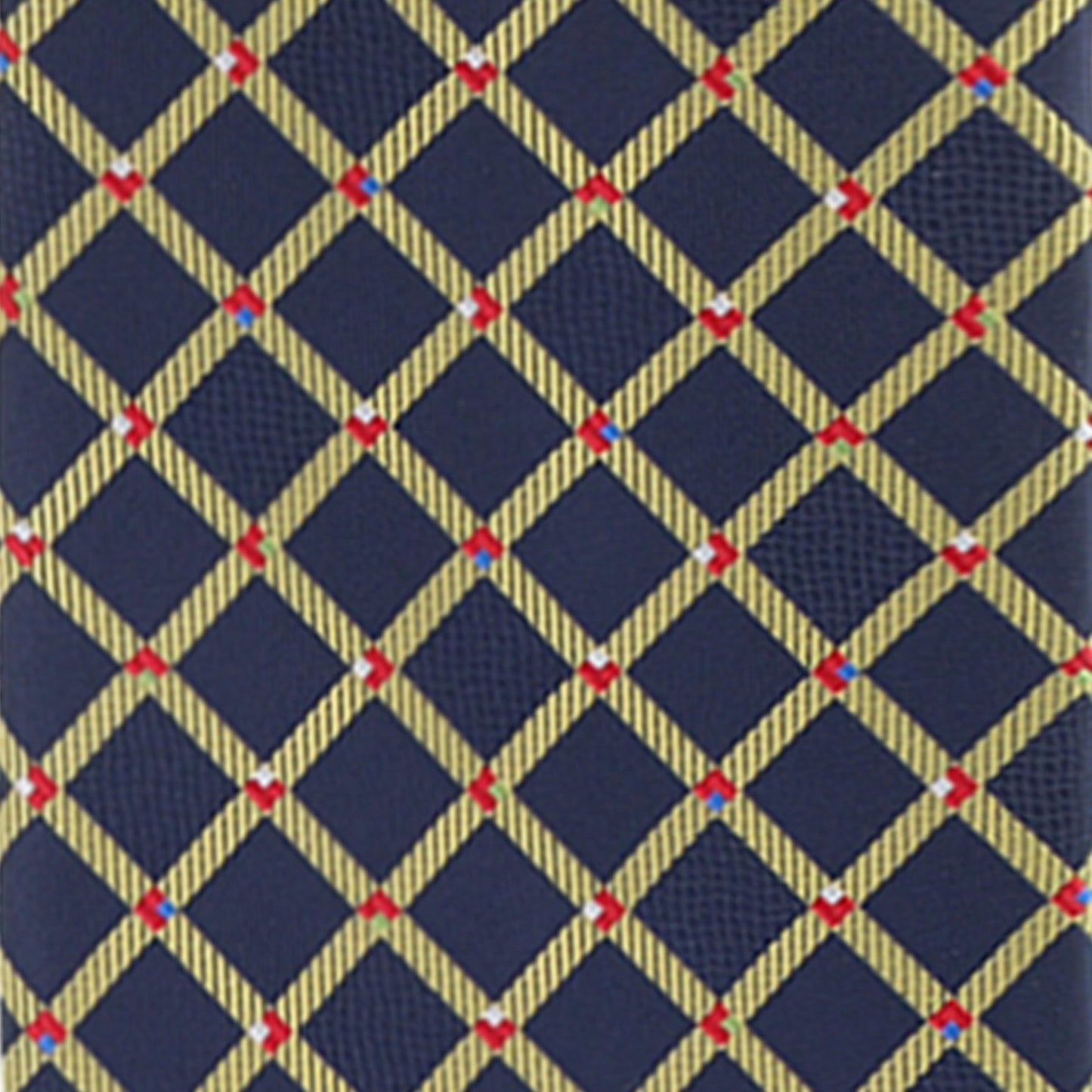 Vittorio Farina Men's Geometric Design Necktie & Pocket Square