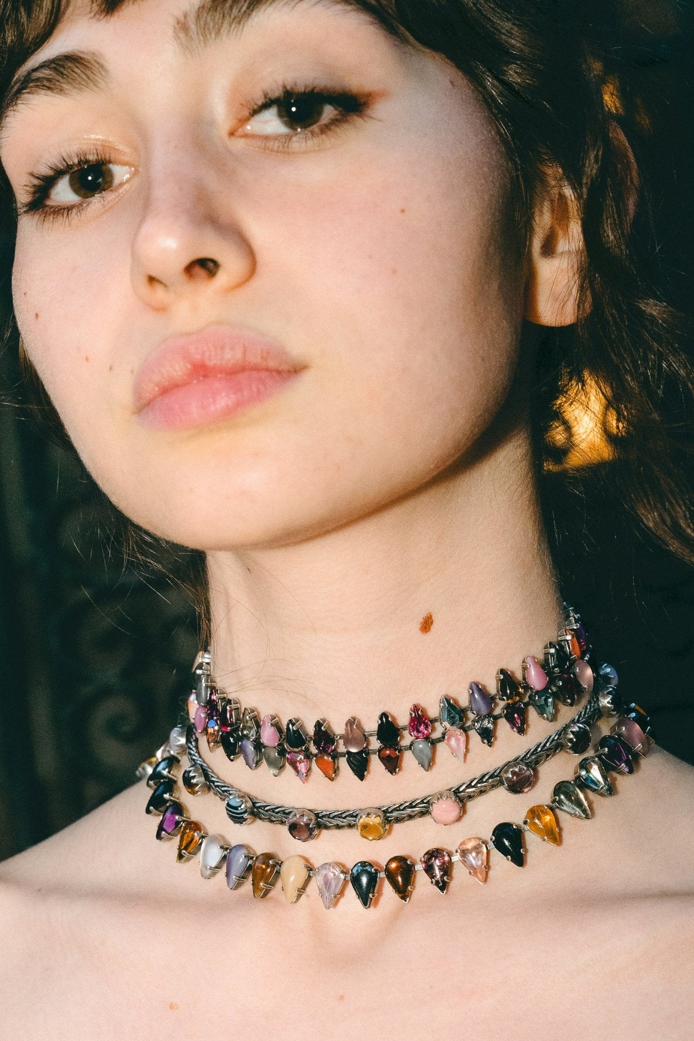 Chainmail Choker in Punk Rocks (Silver) SHIPS IN JANUARY