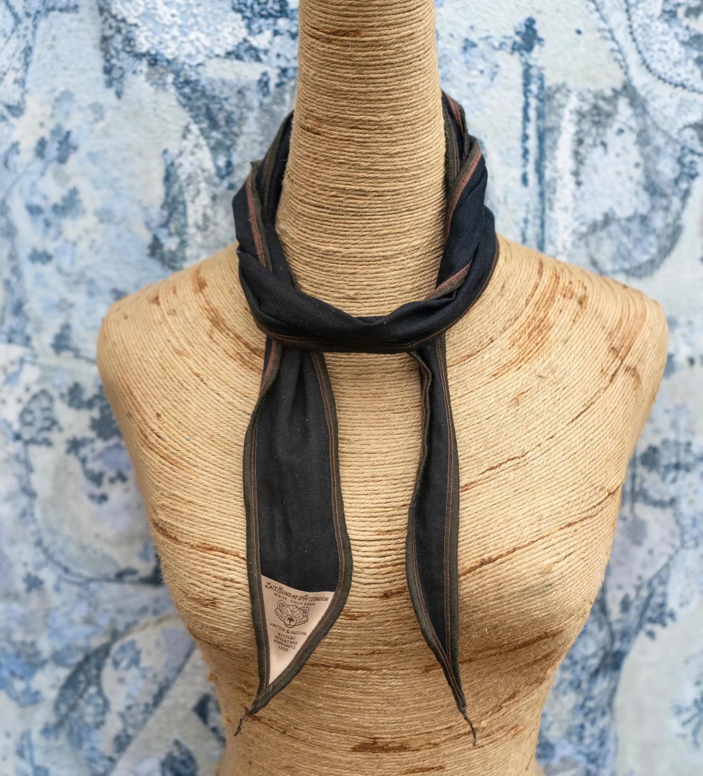 New York New York Linen Neck Scarf