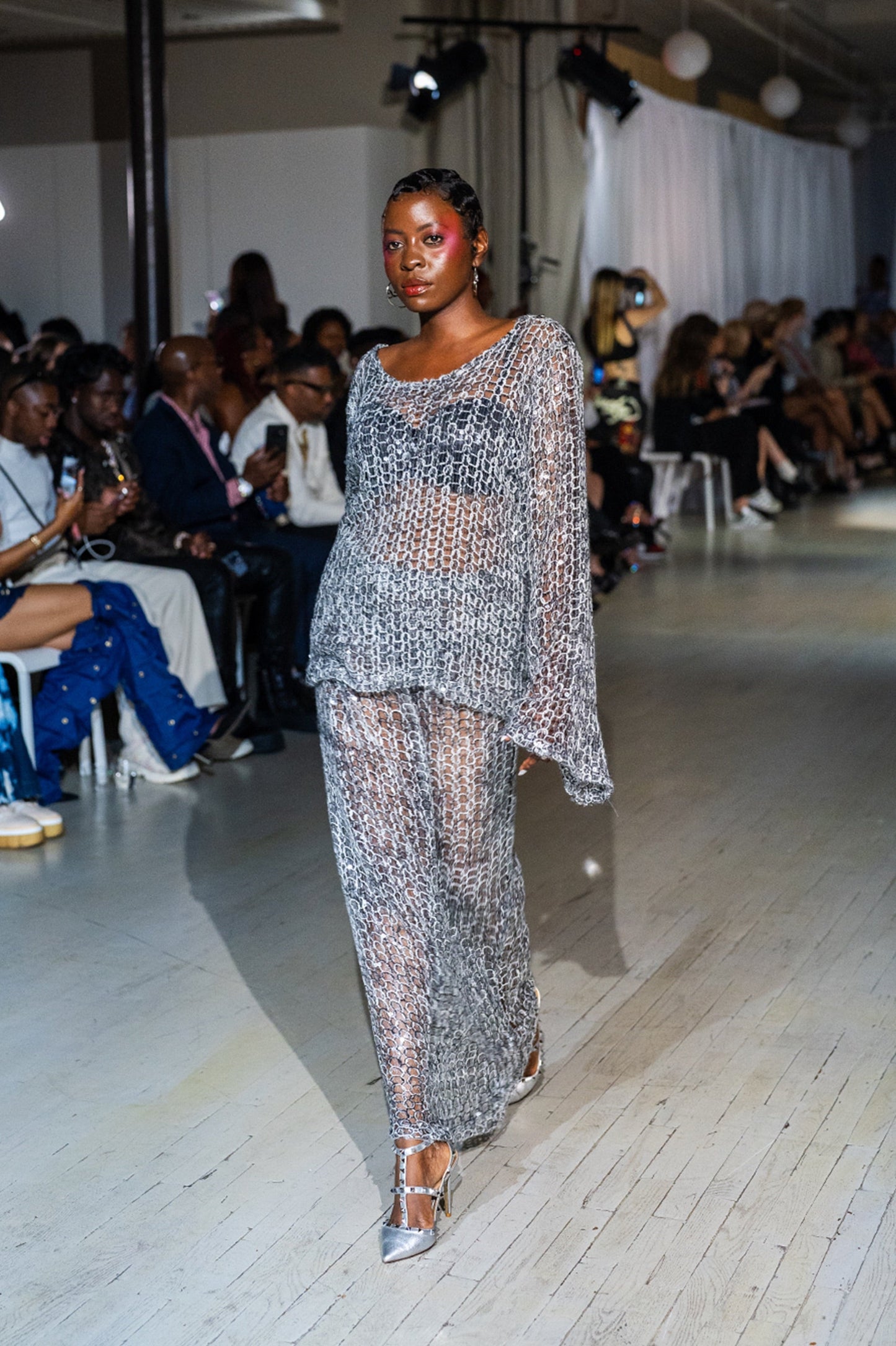 Naomi Sequin Long Two-Piece Skirt Set